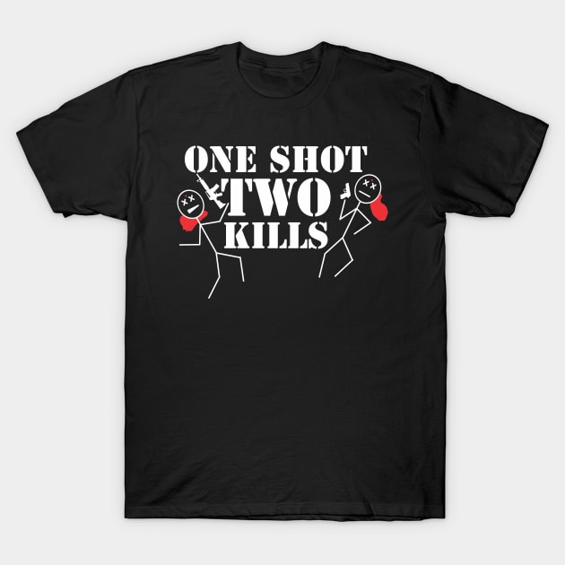 One Shot T-Shirt by ZombieNinjas